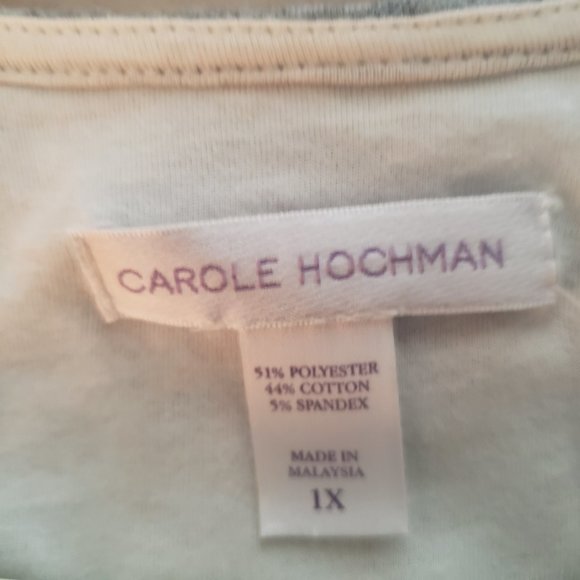 NWOT = never worn Carol Hochman Gray Robe - Picture 6 of 6